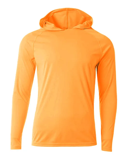 A4 Long Sleeve Hooded Tee