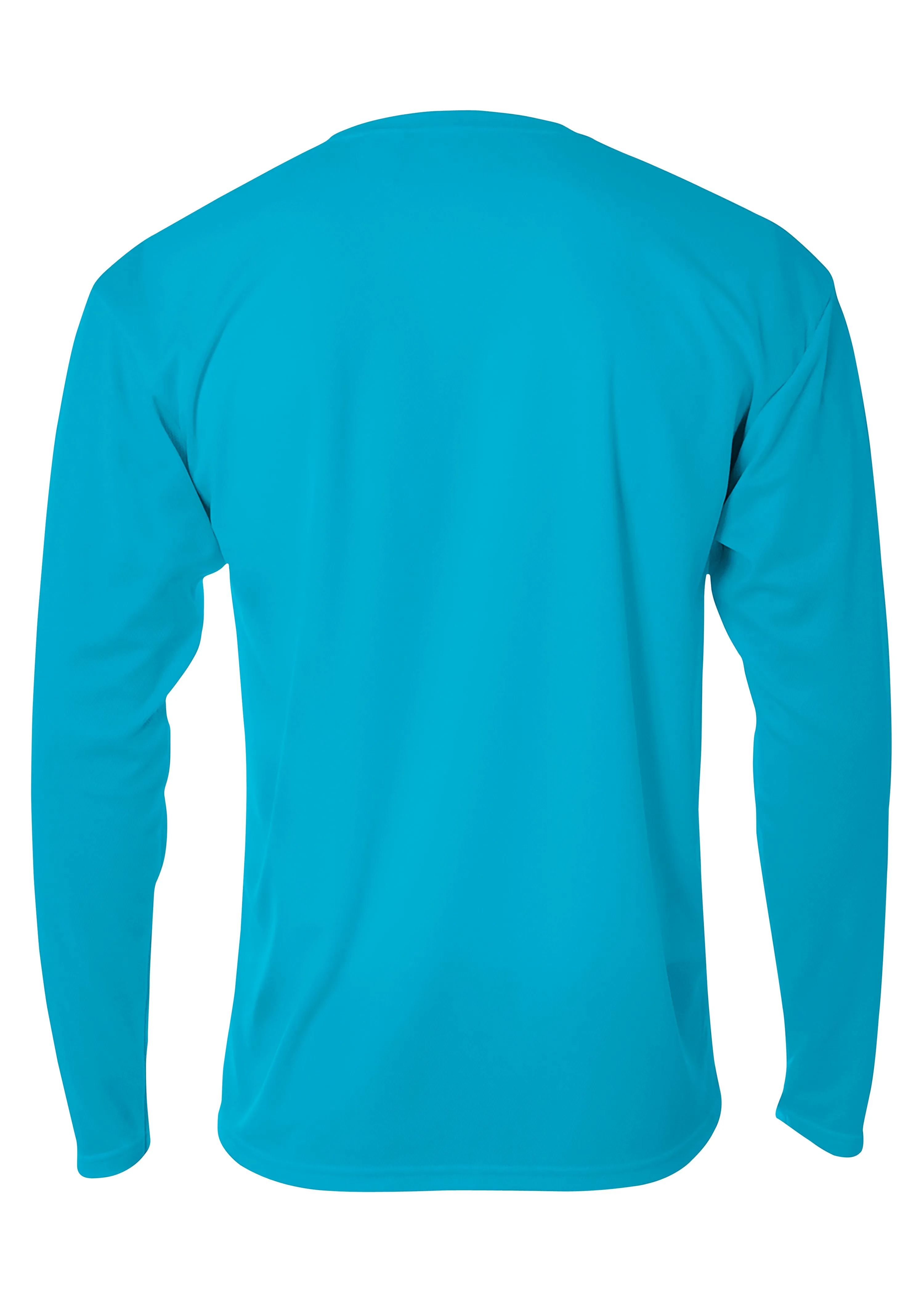 A4 Mens Long Sleeve Birds-Eye Mesh Crew