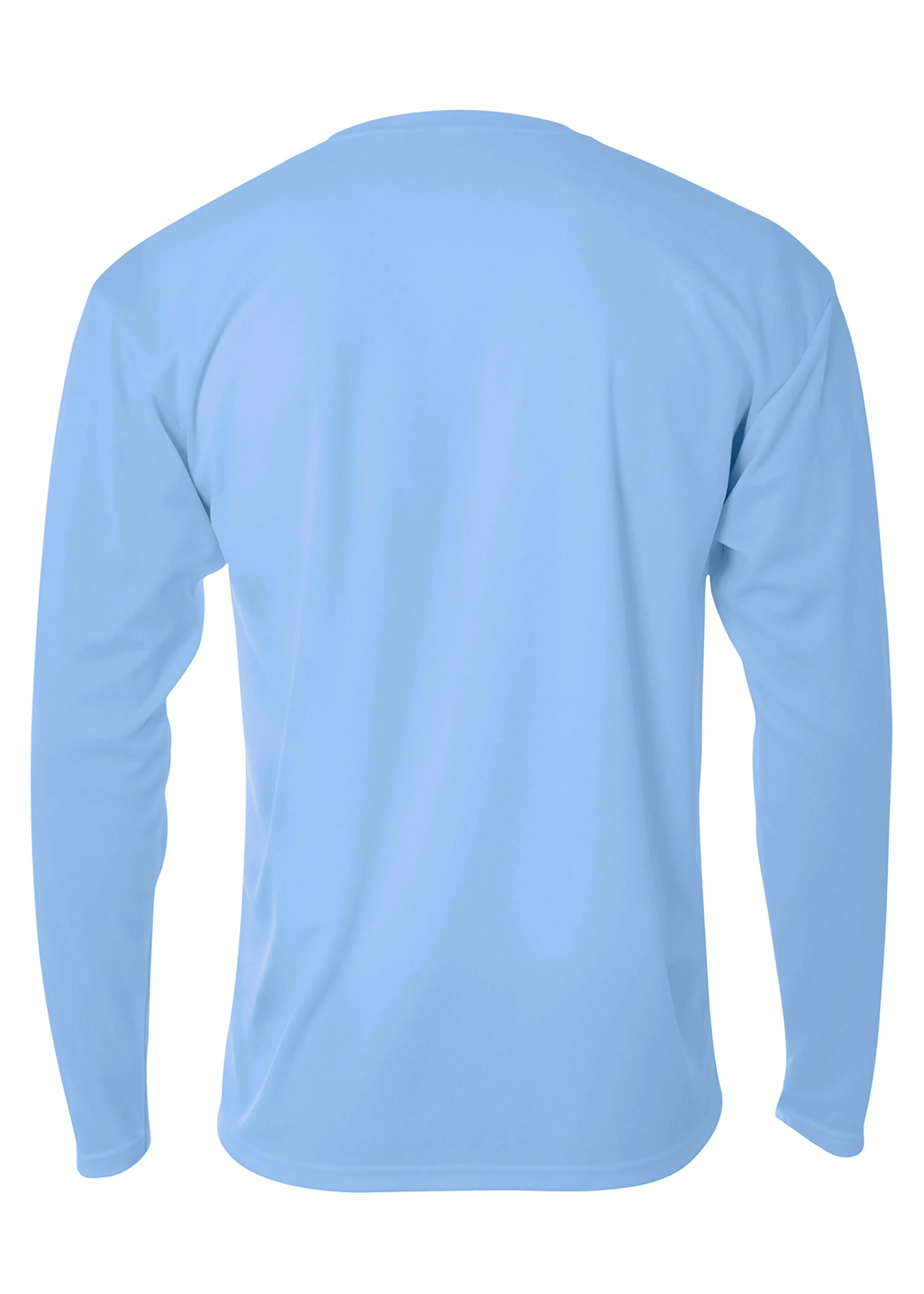 A4 Mens Long Sleeve Birds-Eye Mesh Crew