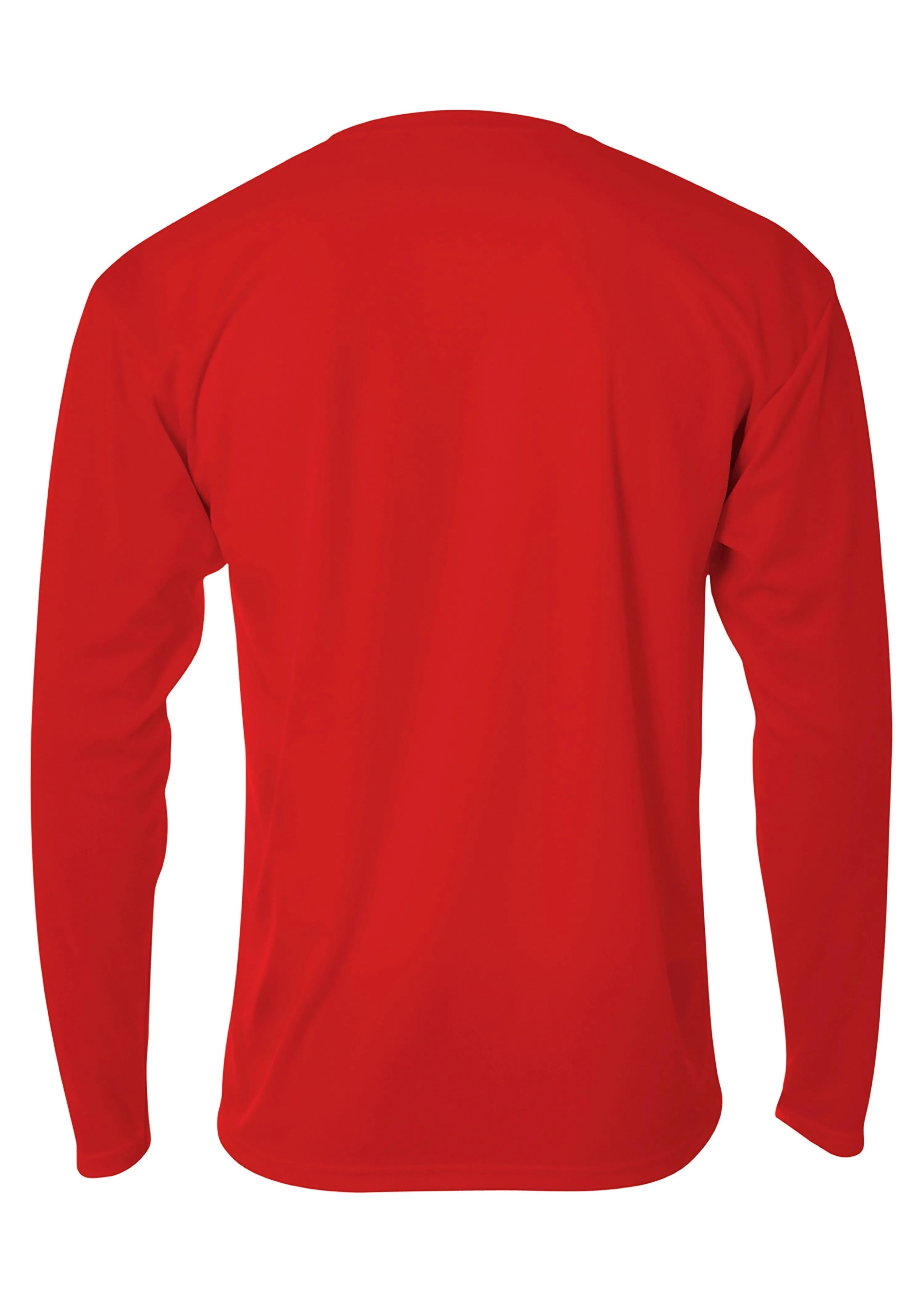 A4 Mens Long Sleeve Birds-Eye Mesh Crew