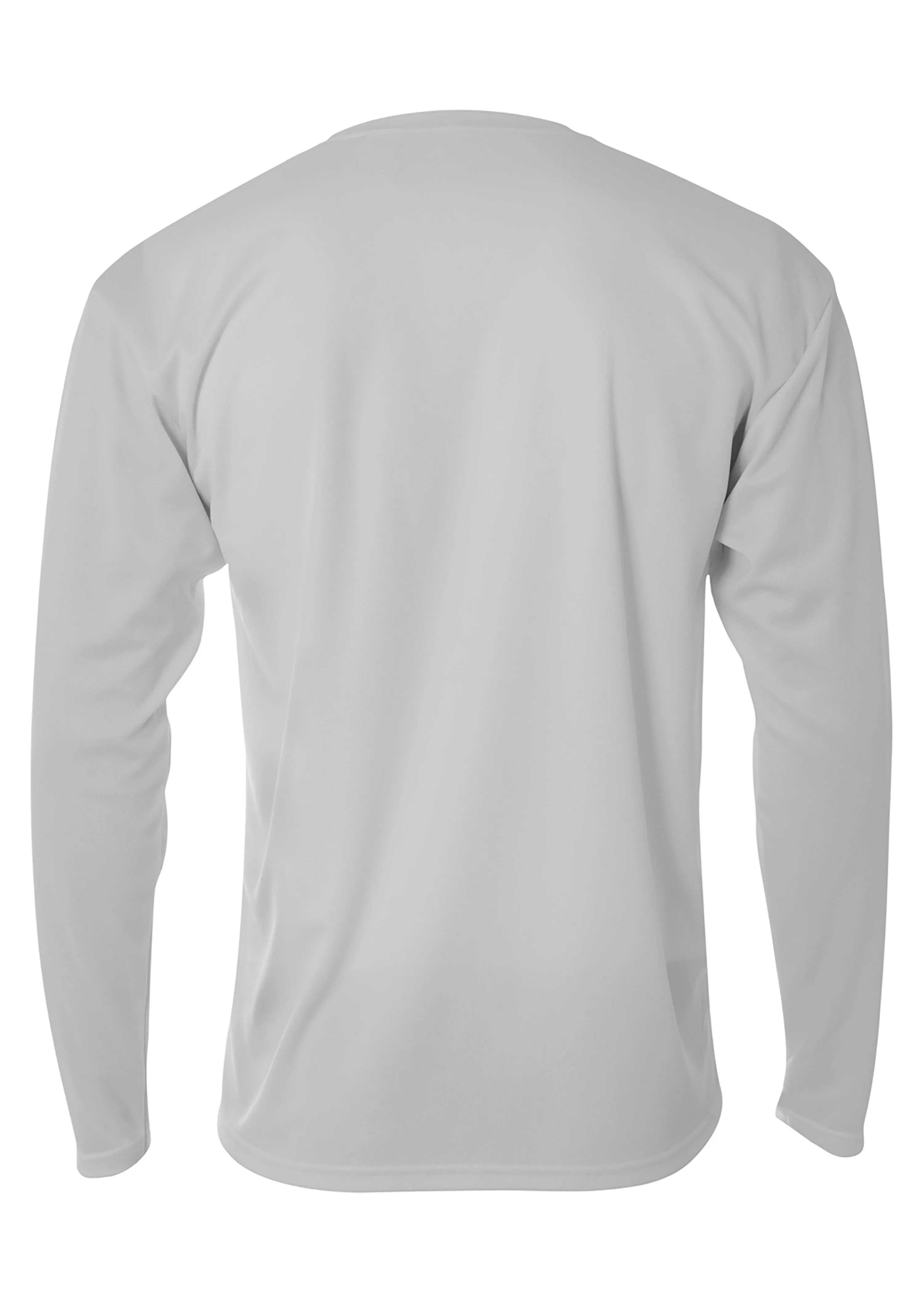 A4 Mens Long Sleeve Birds-Eye Mesh Crew