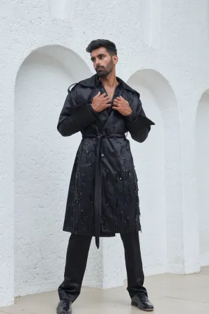 Aahil Trench Coat With Pants