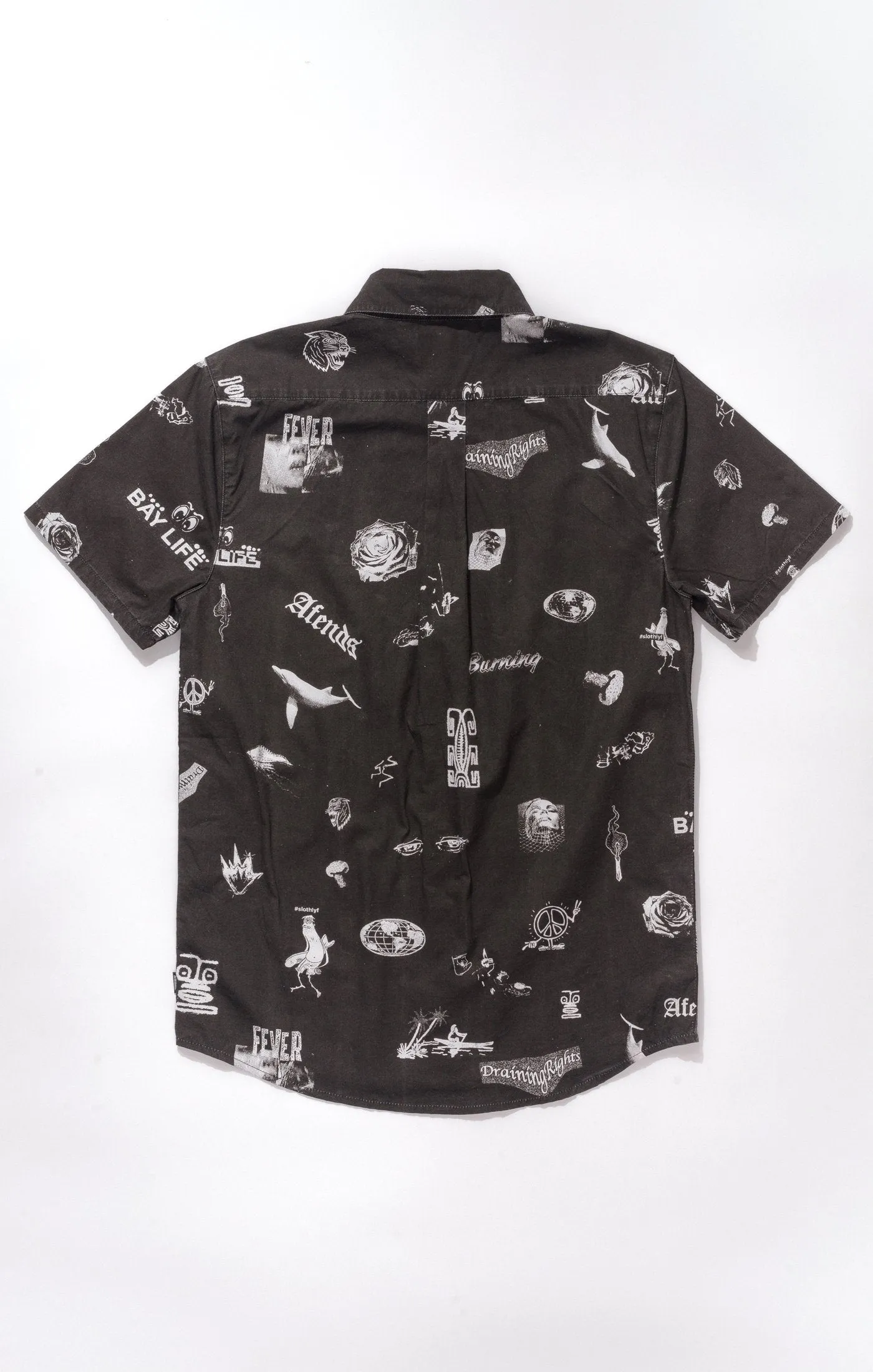 Afends Mens Bay Life - Box Short Sleeve Shirt