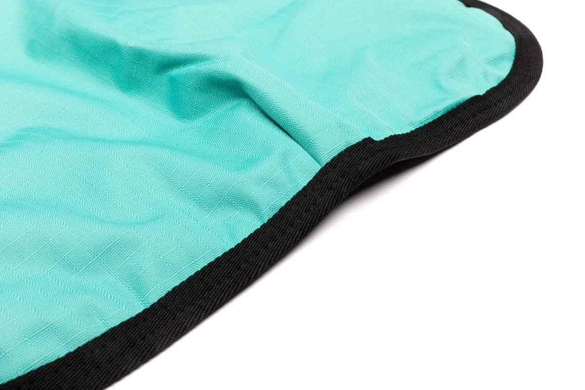 All Seasons Waterproof Dog Coat in Turquoise Blue