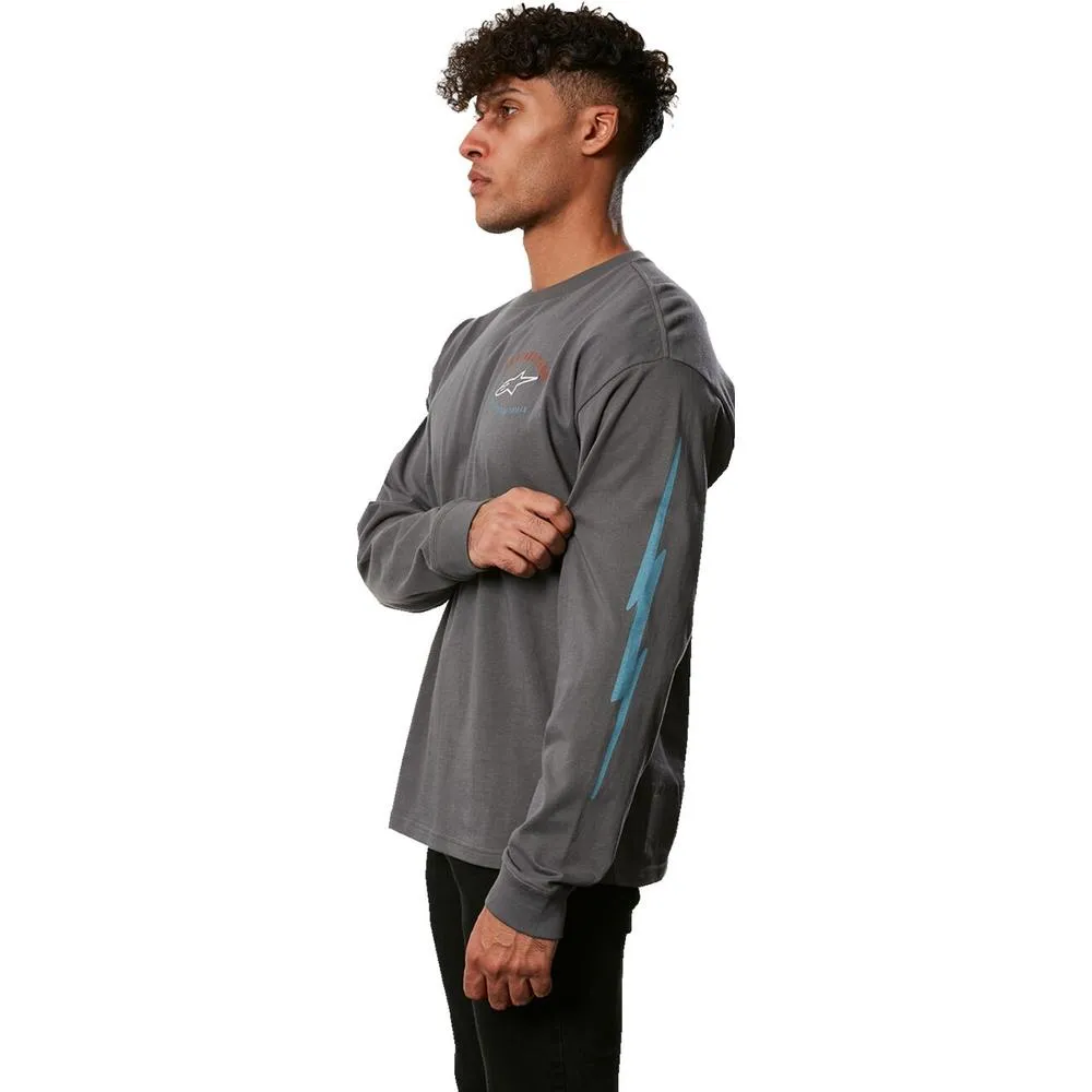 Alpinestars Full Face Long Sleeves T-Shirt Charcoal