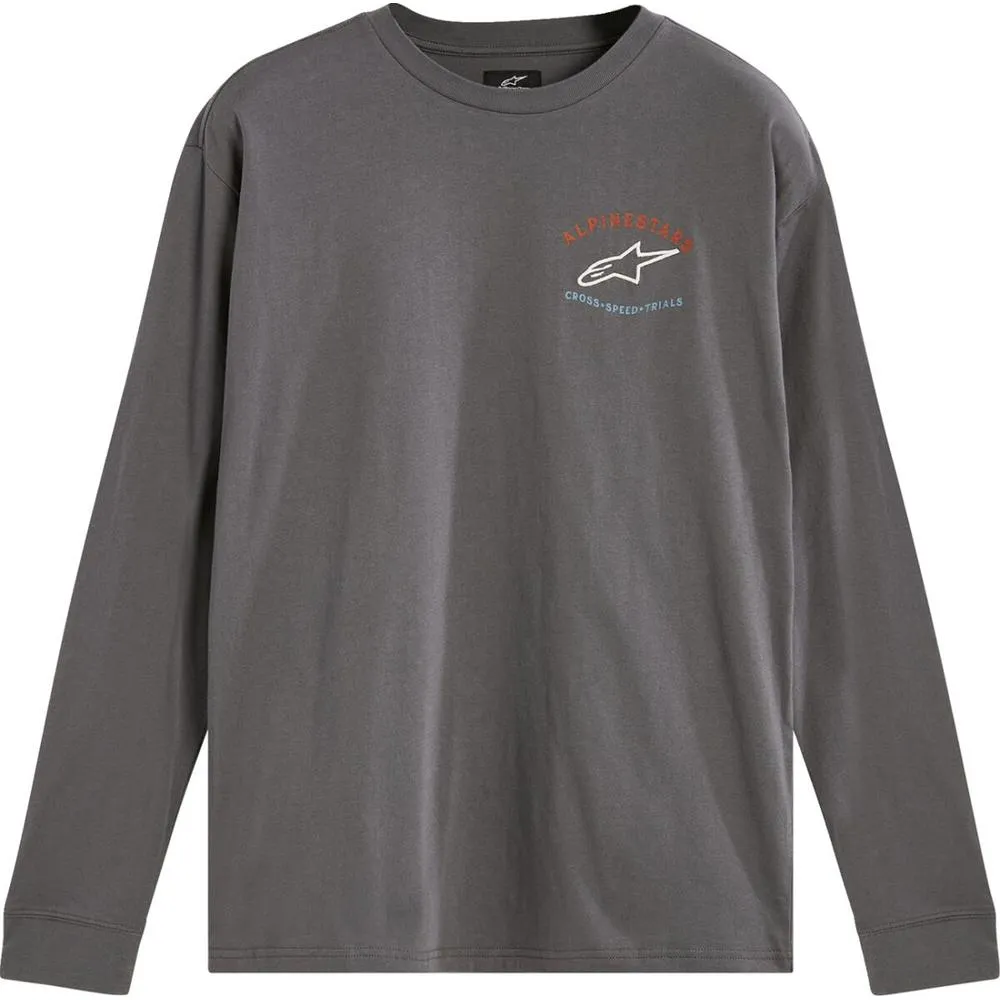 Alpinestars Full Face Long Sleeves T-Shirt Charcoal