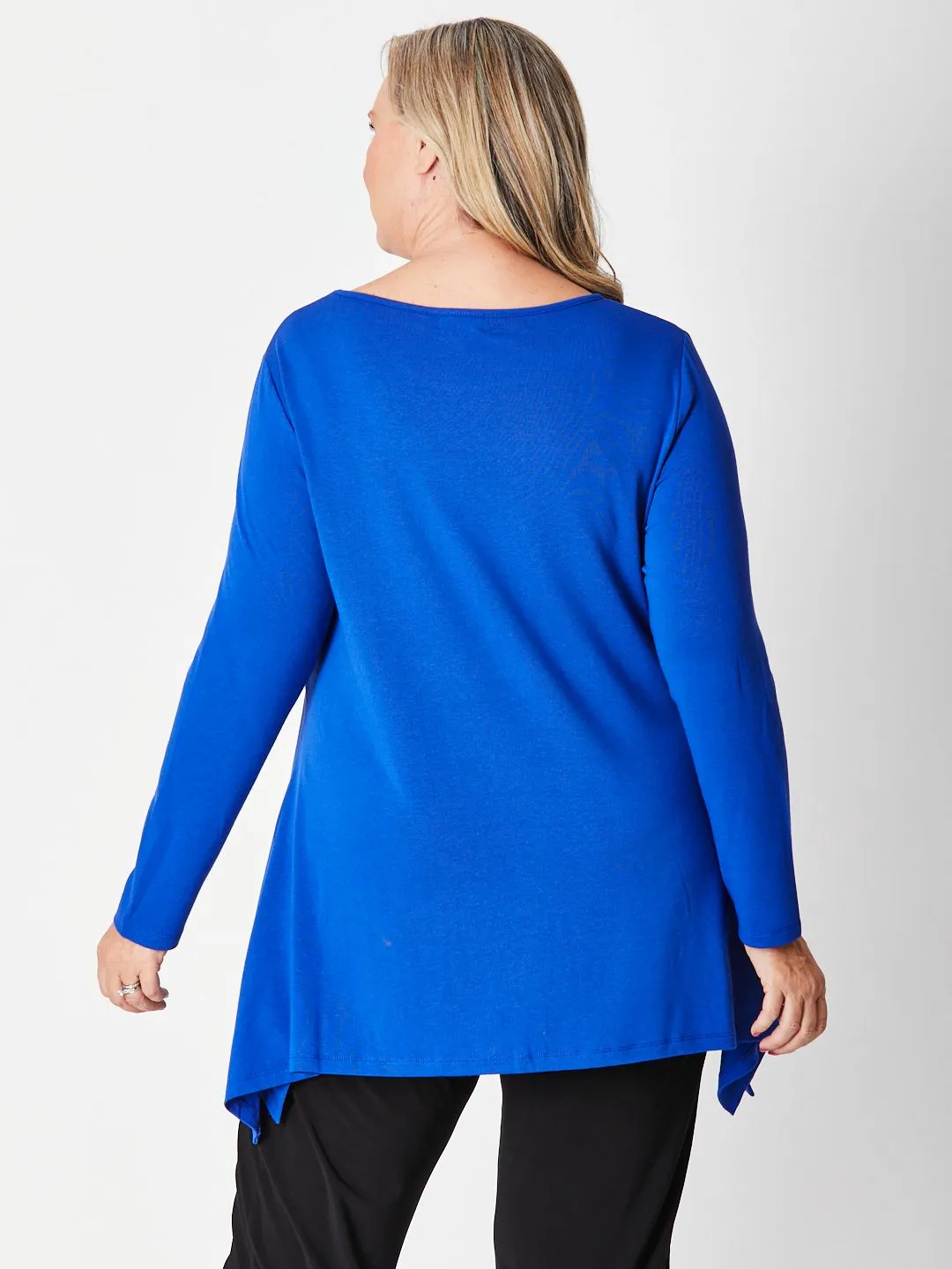 Andrea Winter Warmer Top - Blue 26791-Sw