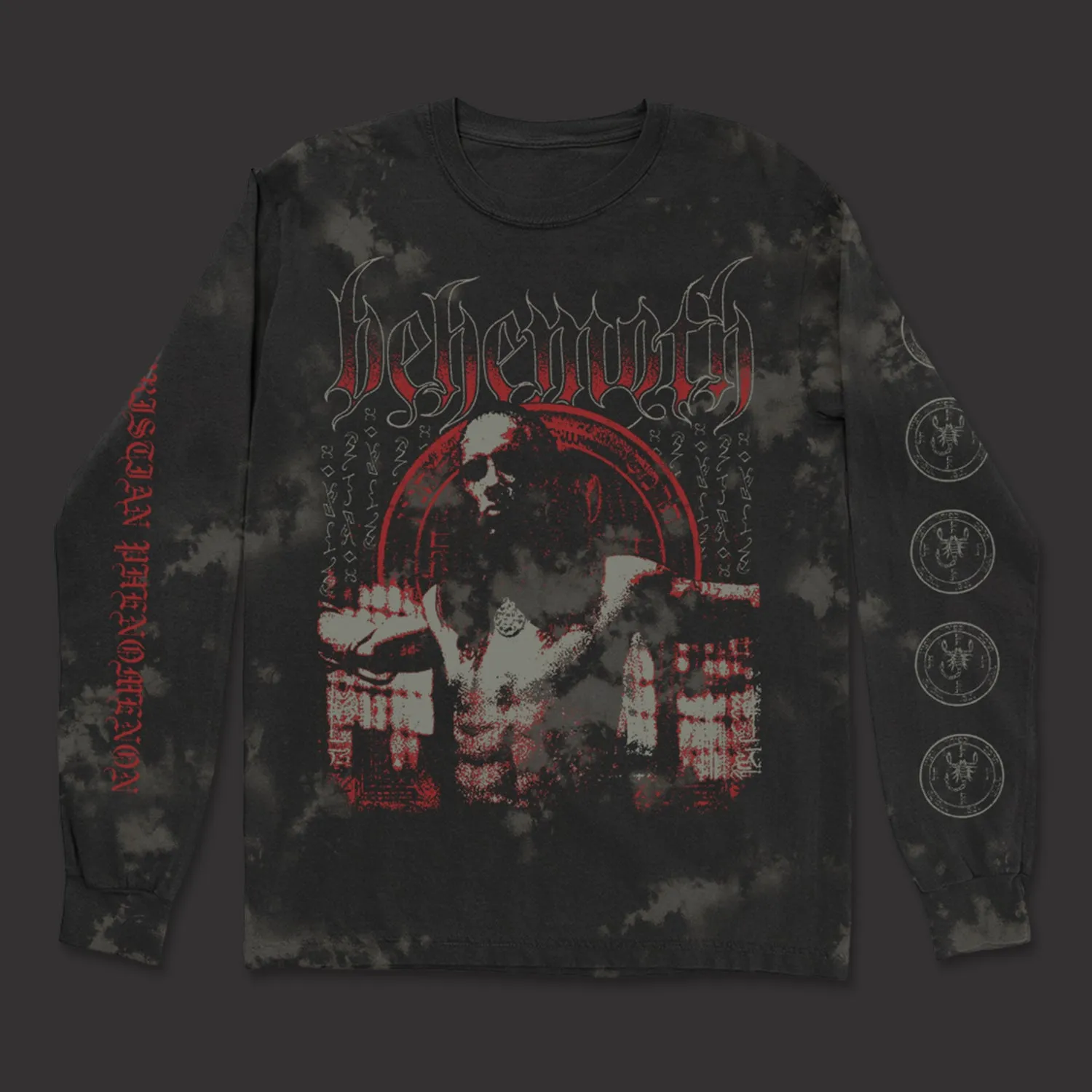 Anti-Christian Long Sleeve (Bleach Dye/Black)