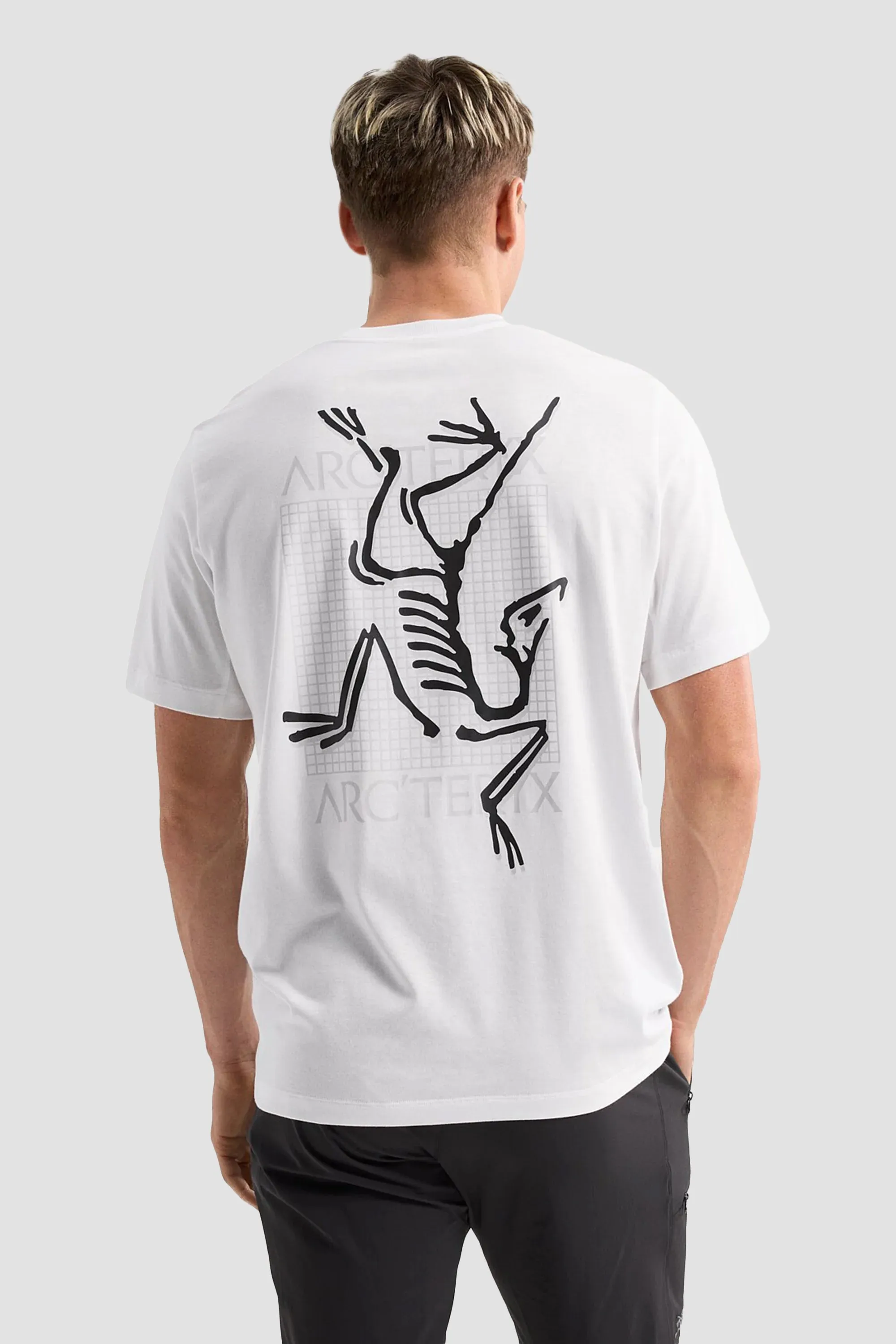 Arc'teryx Men's Arc'Multi Bird Logo SS in White Light