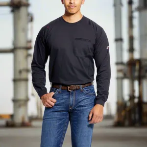 Ariat FR Air Black Crew Neck T-Shirt 10025386