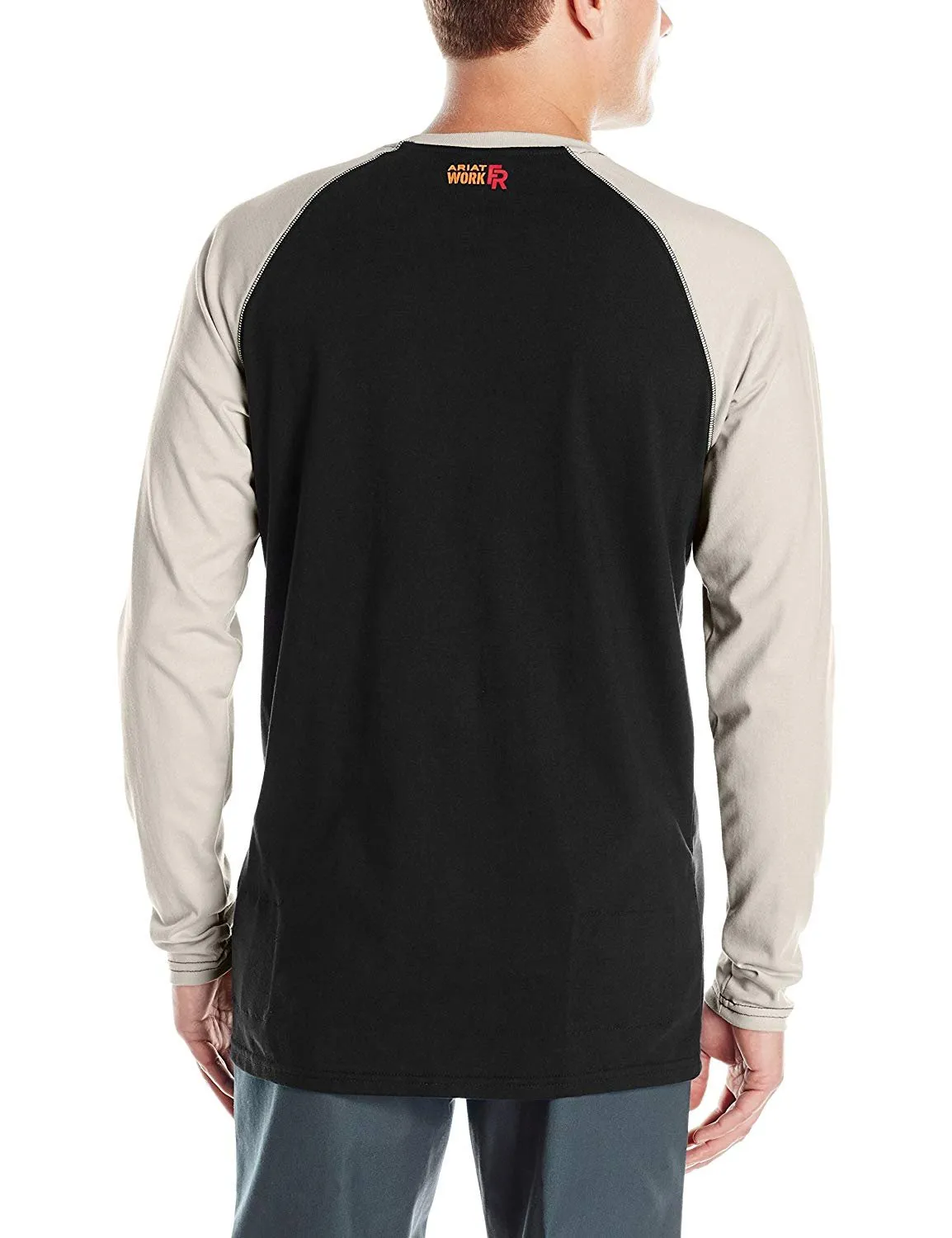 Ariat Men's Flame Resistant Long Sleeve Baseball Tee