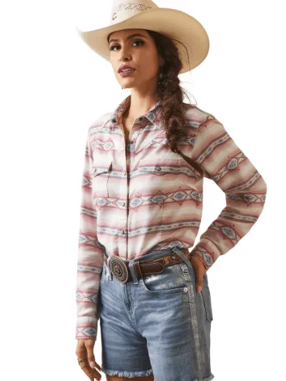 Ariat Women's REAL Classic Fit Kaycee Long Sleeve Western Shirt 10043416