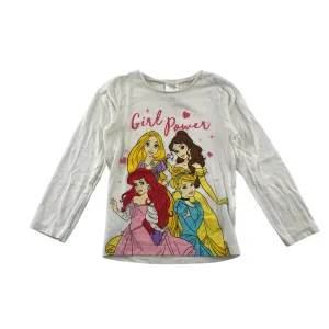 AVON t-shirt 5-6 years white Disney Princesses print pattern cotton