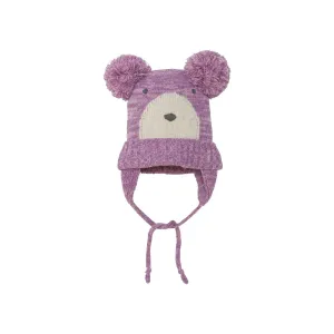 Baby Earflap Winter Hat Purple Mix | DEUX PAR DEUX