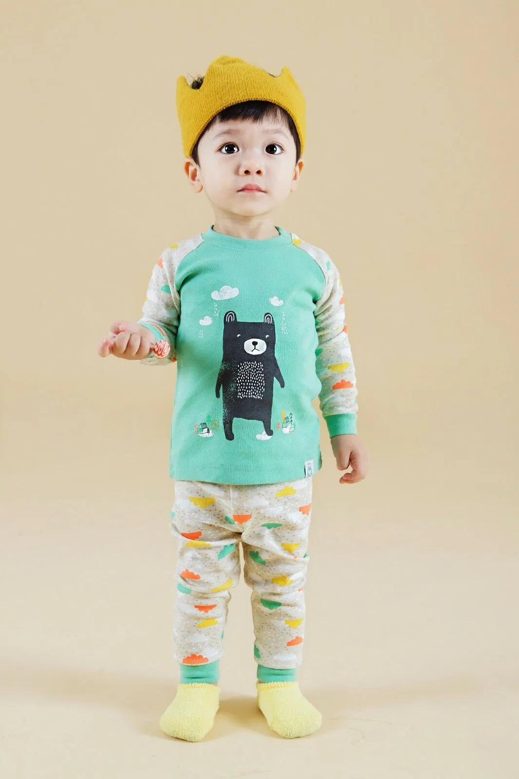 Bear Friend Long Sleeve Pajama