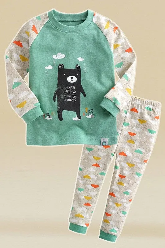 Bear Friend Long Sleeve Pajama