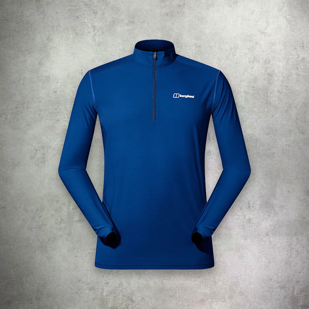 Berghaus 24/7 Half Zip Long Sleeve Tech Blue