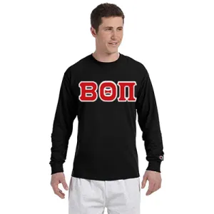 Beta Theta Pi Greek Champion Long-Sleeve Tee - Champion CC8C - TWILL