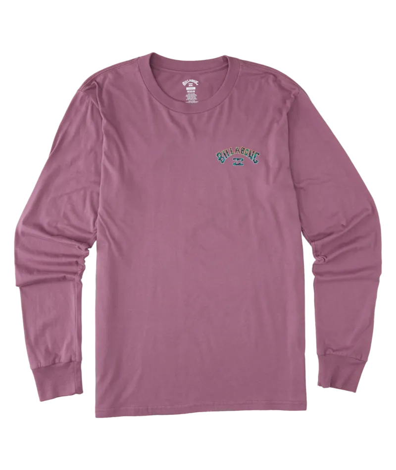 Billabong Arch Fill L/S Tee-Bright Purple