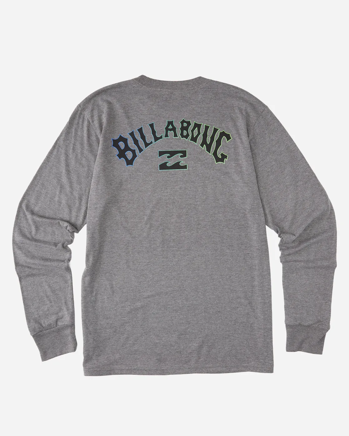 Billabong Arch Fill L/S Tee-Grey Heather