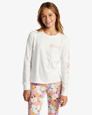 Billabong Love Blooms L/S Tee-Salt Crystal