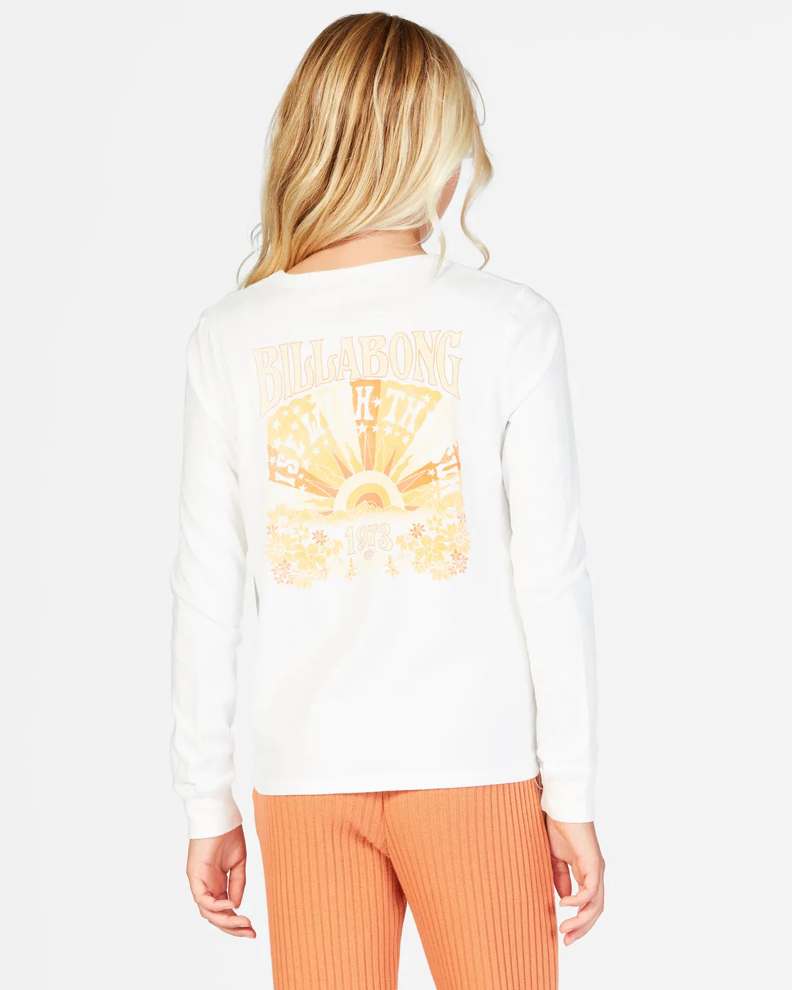 Billabong Rise Up L/S Tee-Salt Crystal