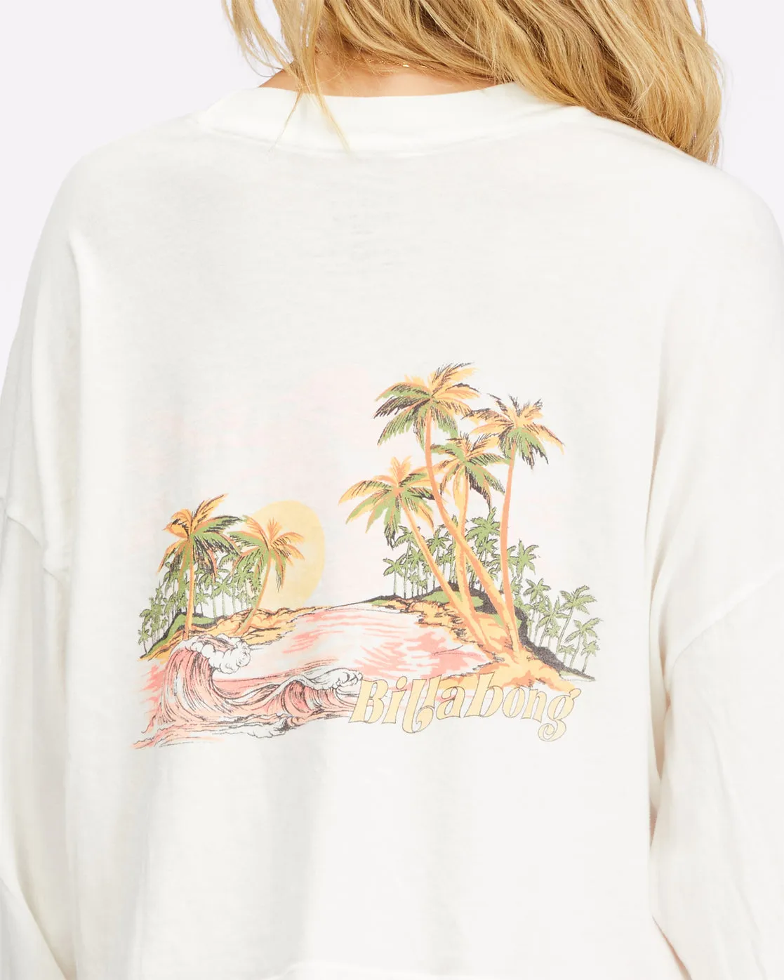 Billabong This Must Be The Place L/S Tee-Salt Crystal