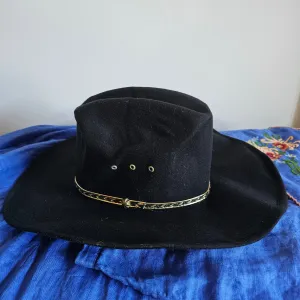 Black Mexican USA hat size 7 1/4, 58