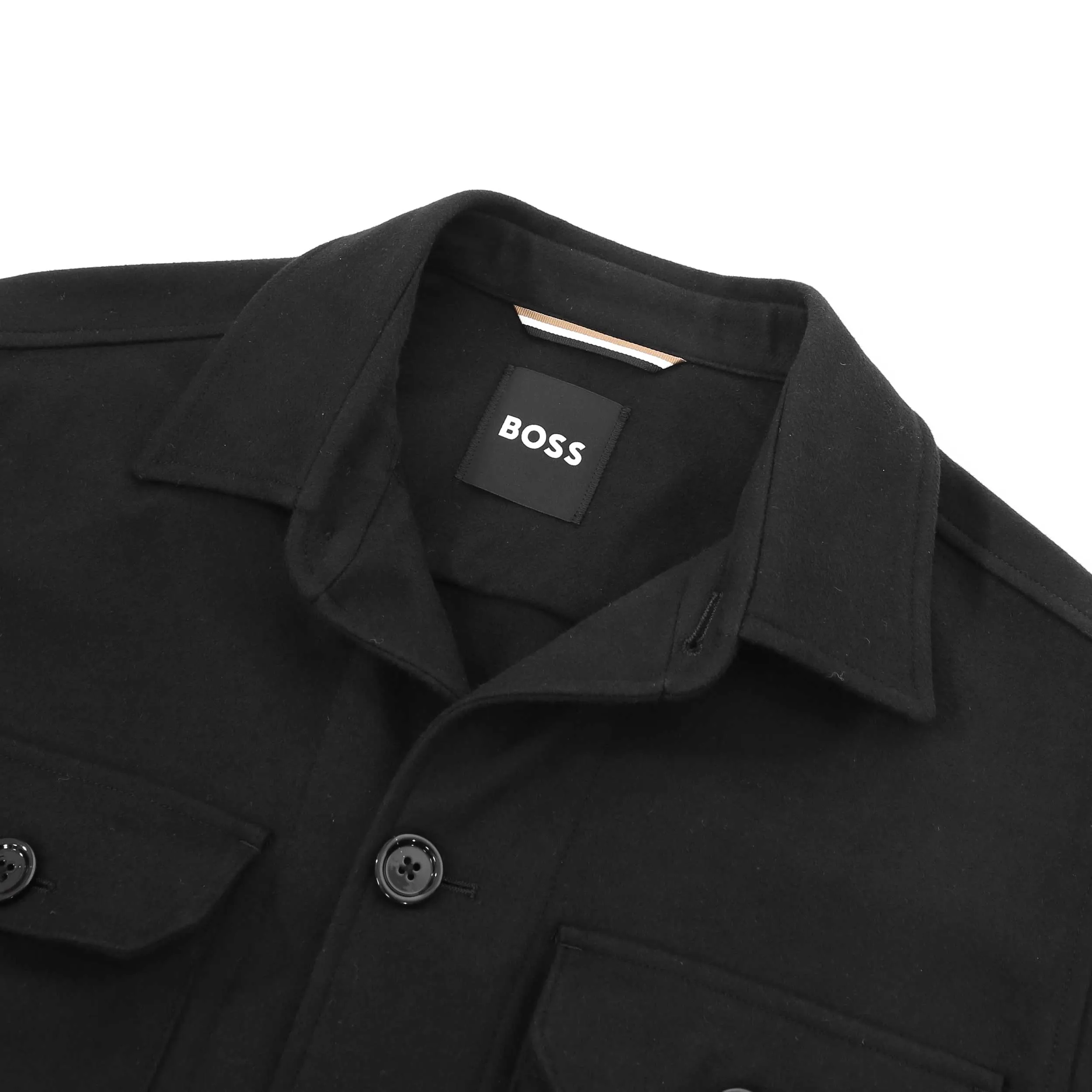 BOSS C Carper OS 224F Overshirt in Black