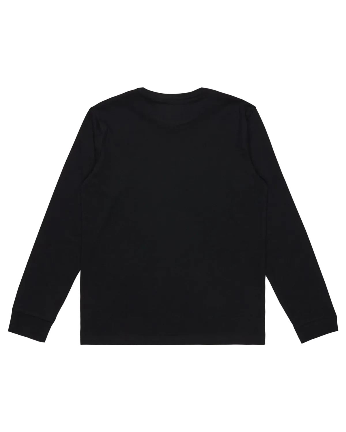 Boys Circle Logo Long Sleeve T-Shirt in Black