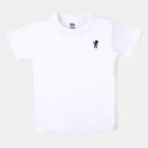 Boys Premium Lycra Jersey T-Shirt - White