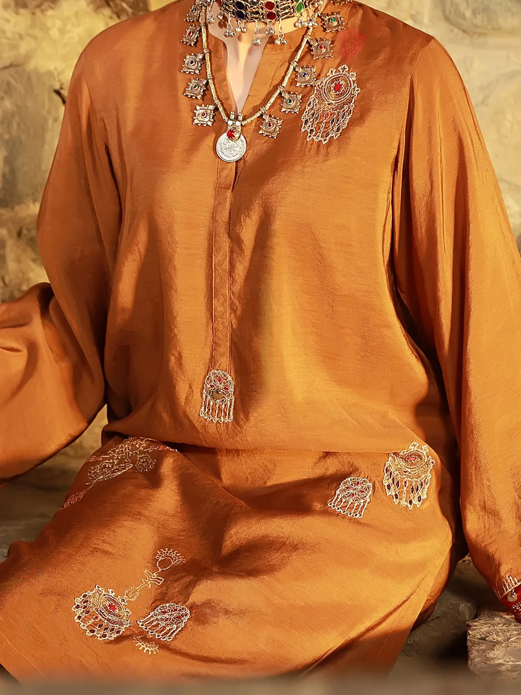 Brown Tunic - AL-LK-833