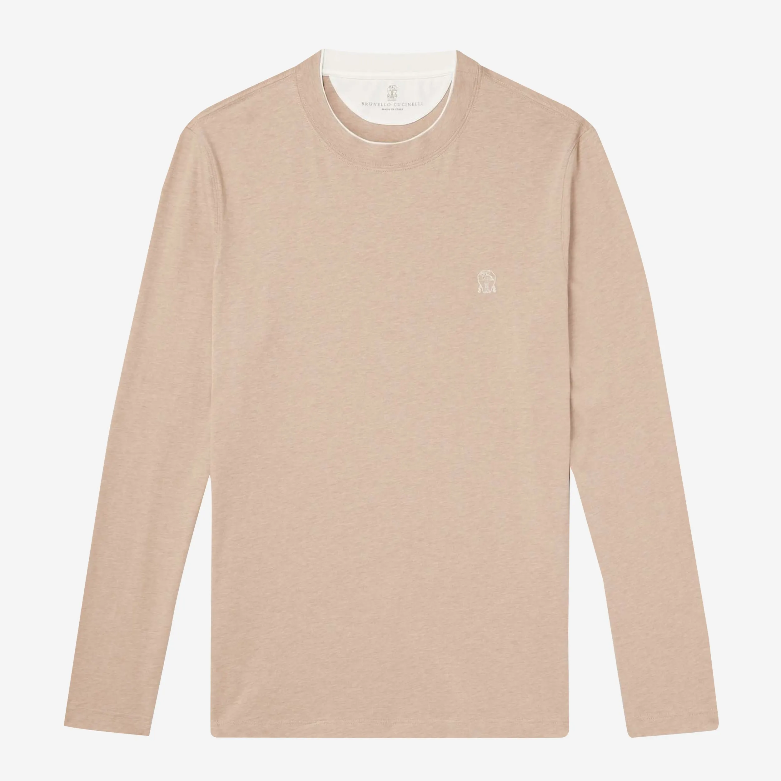 Brunello Cucinelli Long Sleeve Faux-Layering T-Shirt