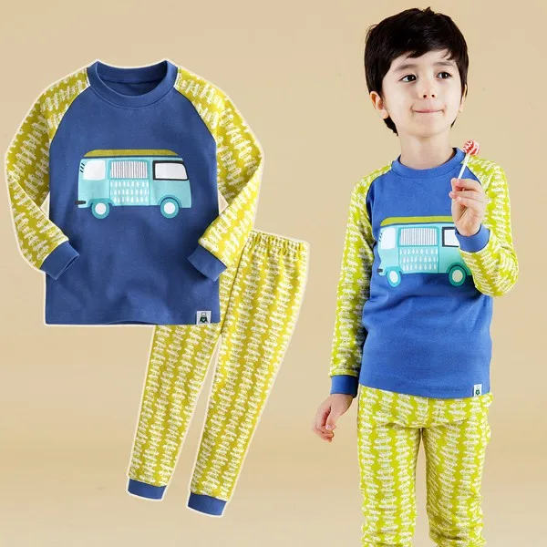 Bzz Bus Long Sleeve Pajamas