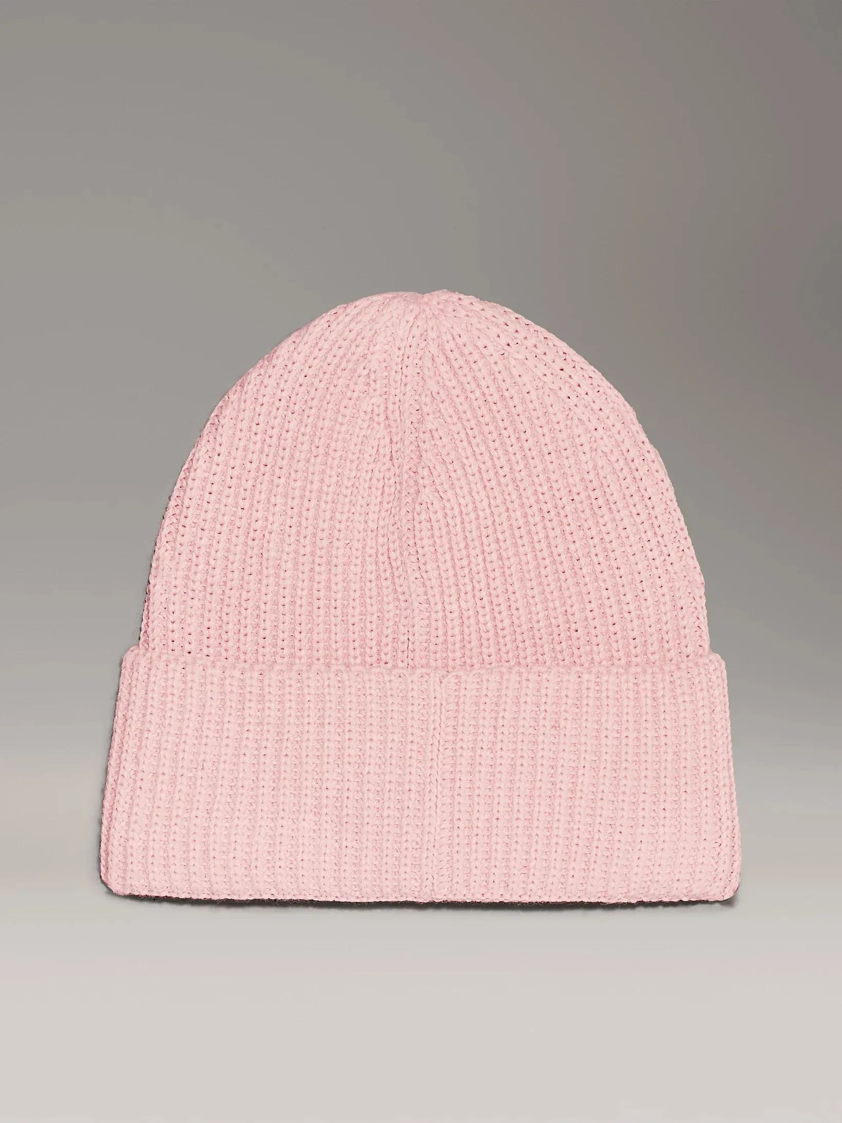 Calvin Klein - Monogram rib beanie, peach