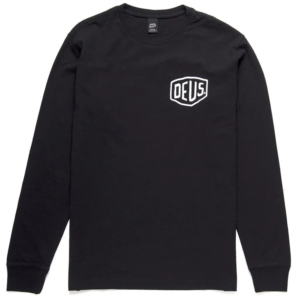 Camperdown Address Long Sleeve Tee - Black