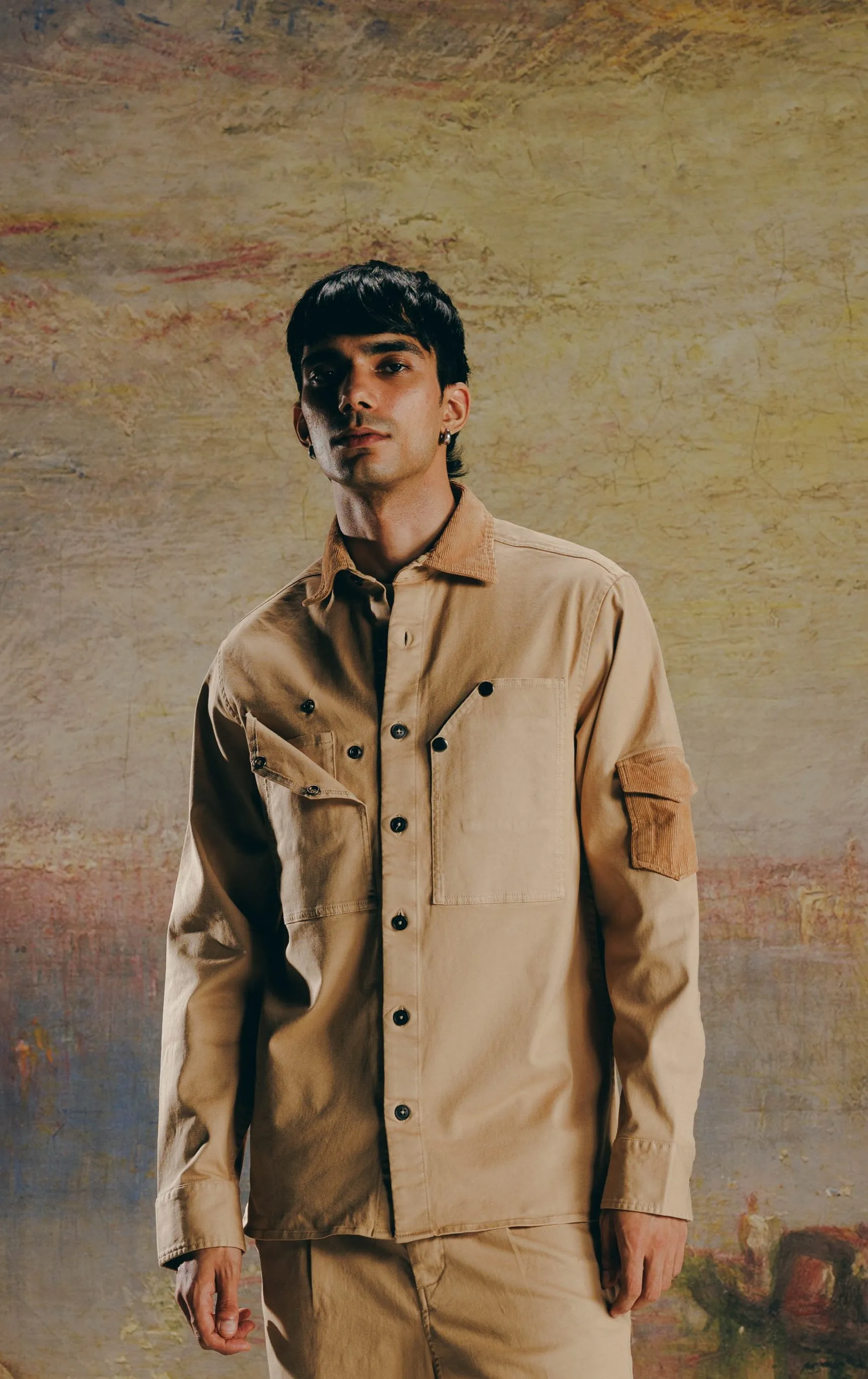 Cargo Twill Overshirt