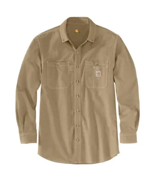 Carhartt, Flame Resistant Carhartt Force® Loose Fit Lightweight Long Sleeve Button Front Shirt