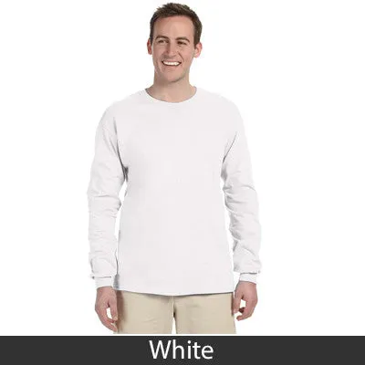 Chi Phi Long-Sleeve Shirt, 2-Pack Bundle Deal - Gildan 2400 - TWILL