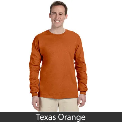 Chi Phi Long-Sleeve Shirt, 2-Pack Bundle Deal - Gildan 2400 - TWILL