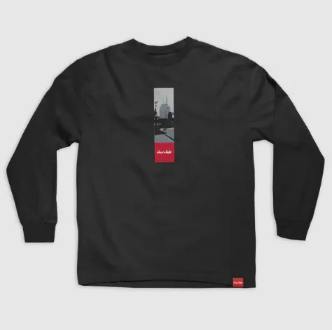 Chocolate Return to Chocolate City Long Sleeve Tee Black