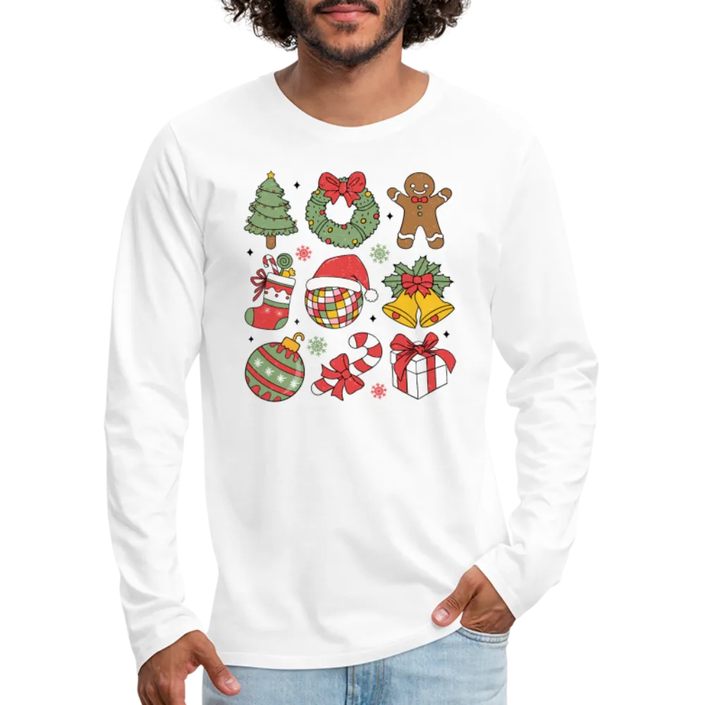 Christmas Holiday Season Men's Premium Long Sleeve T-Shirt