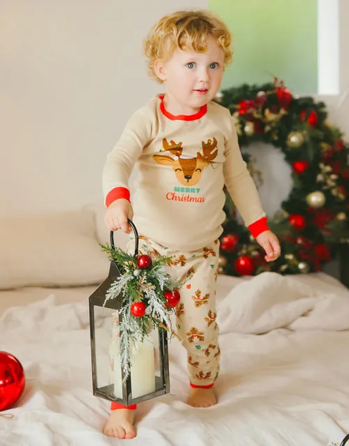 Christmas Reindeer Long Sleeve Pajama