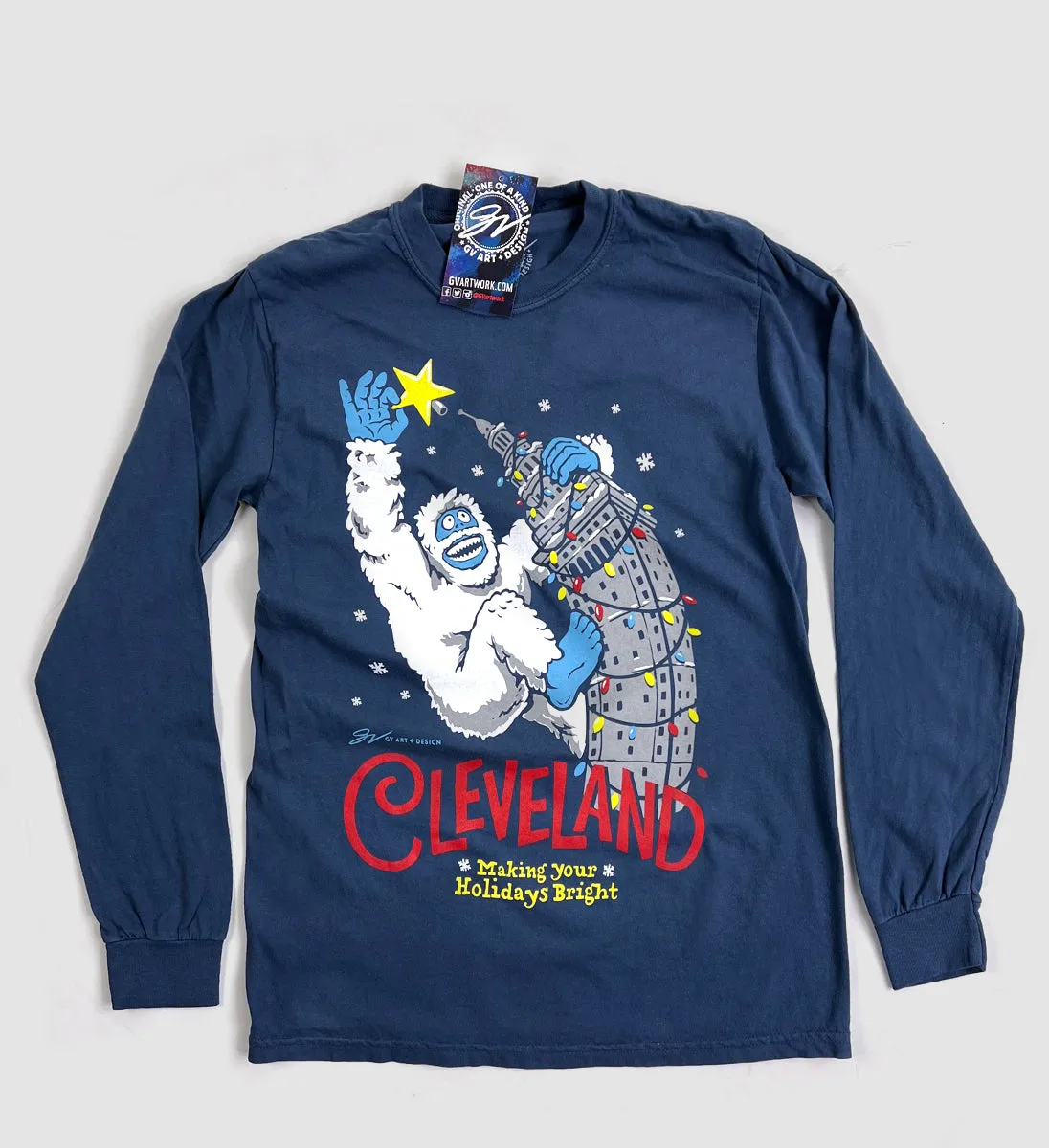 Cleveland Making Your Holidays Bright Long Sleeve