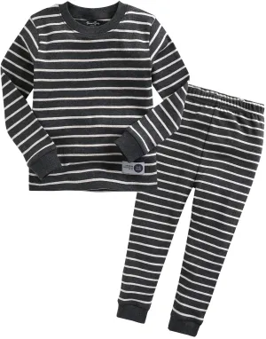 Color Pen Charcoal Long Sleeve Pajama