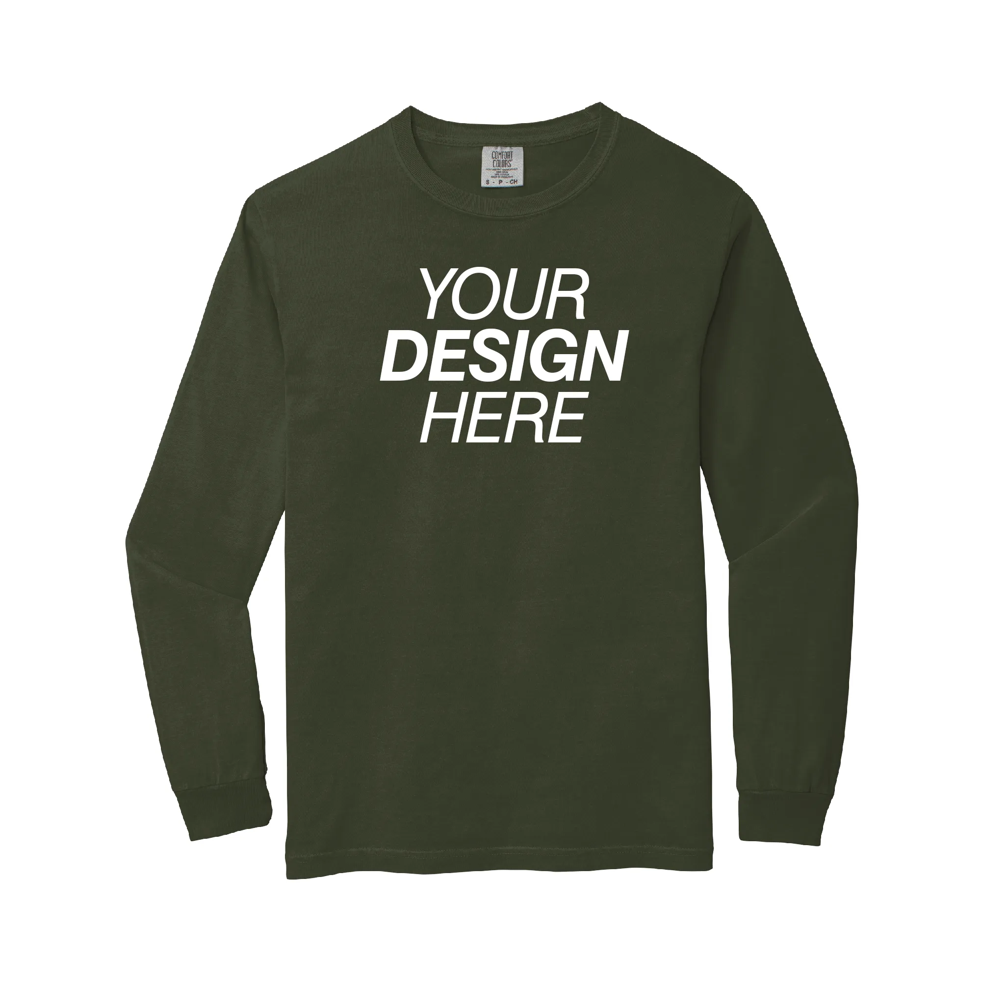 Comfort Colors® Garment-Dyed Heavyweight Long Sleeve T-Shirt