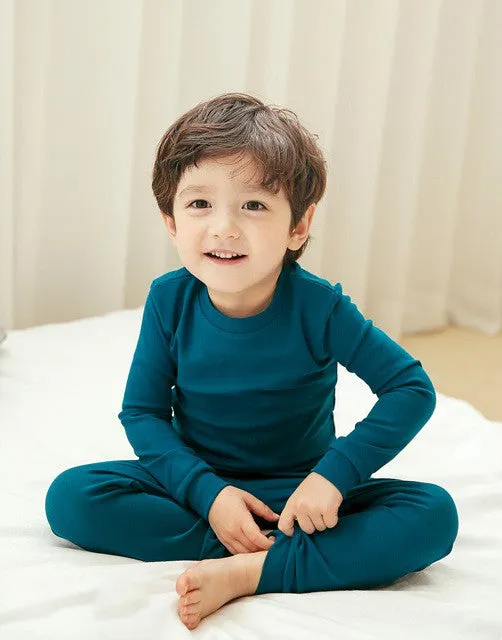 Daily Blue Green Long Sleeve Pajama