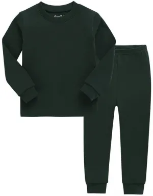 Daily Dark Green Long Sleeve Pajama