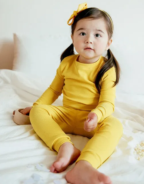 Daily Yellow Long Sleeve Pajama