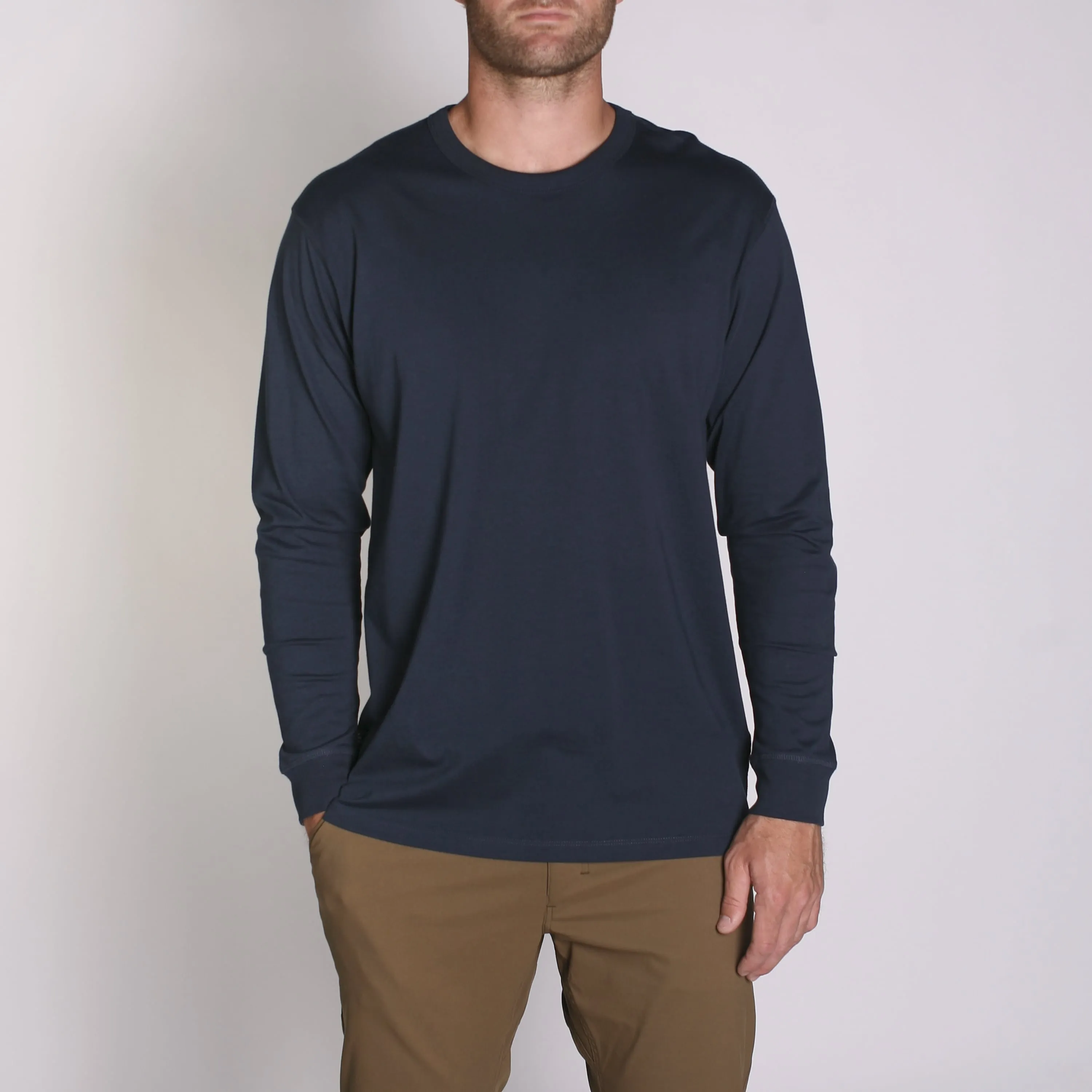 Density LS Premium T-Shirt Navy